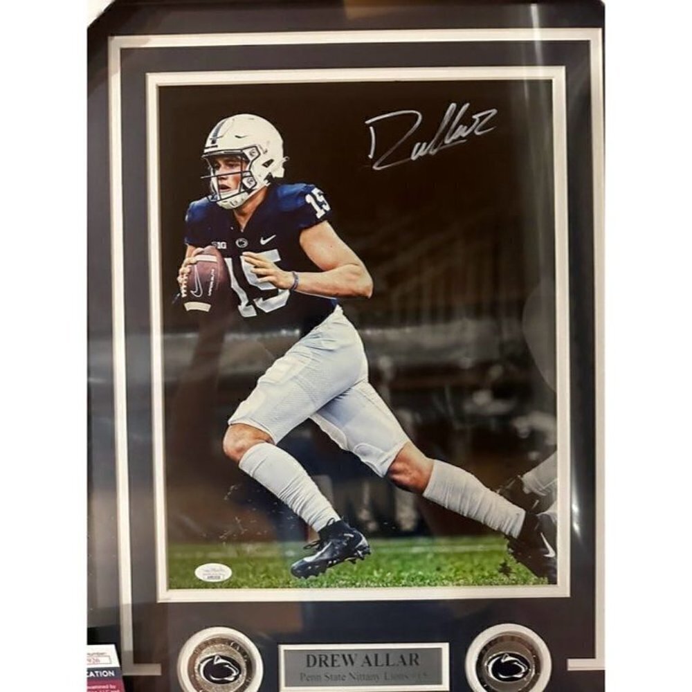 Drew Allar signed autographed Penn State Nittany Lions 11x14 photo Framed JSA - Picture 2 of 5